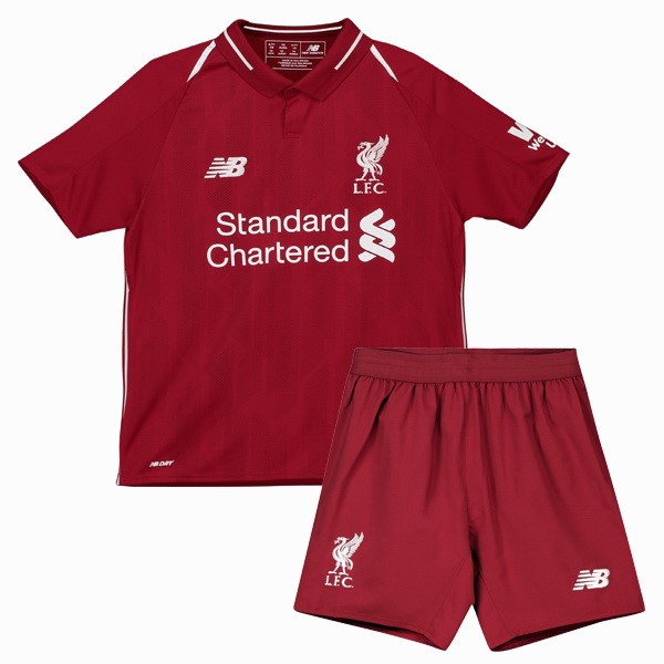 Maillot Football Liverpool Domicile Enfant 2018-19 Rouge